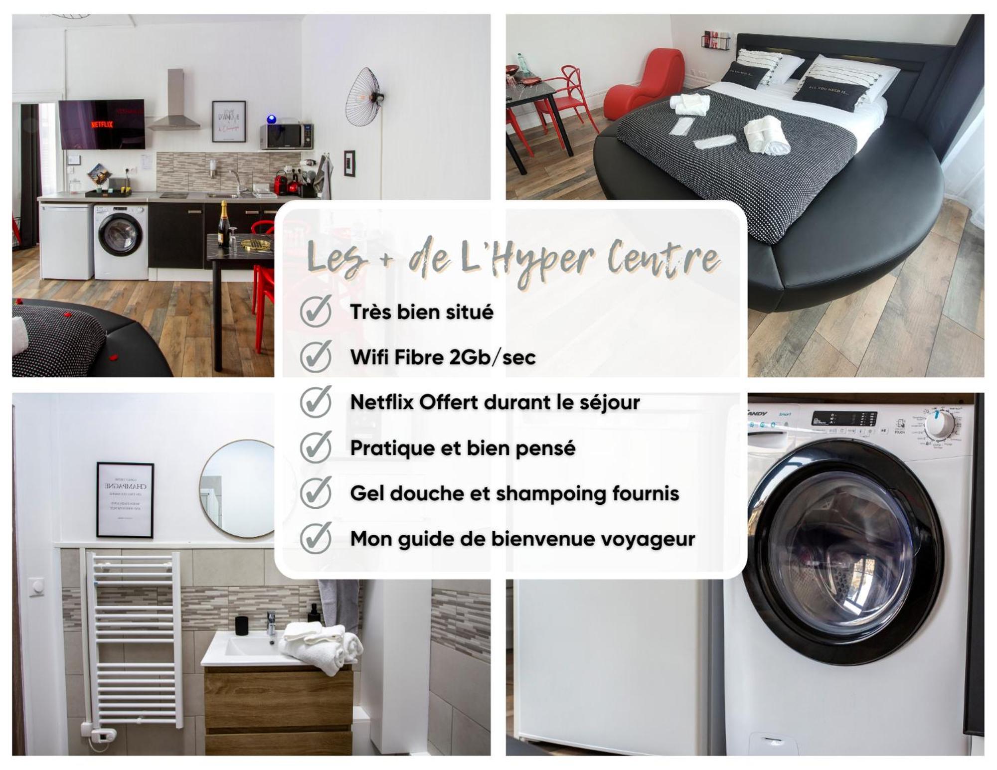 L'Hyper Centre - Netflix & Wifi - Literie Haut De Gamme - Check-In 24H24 - Goodmarning Châlons-en-Champagne Exterior foto
